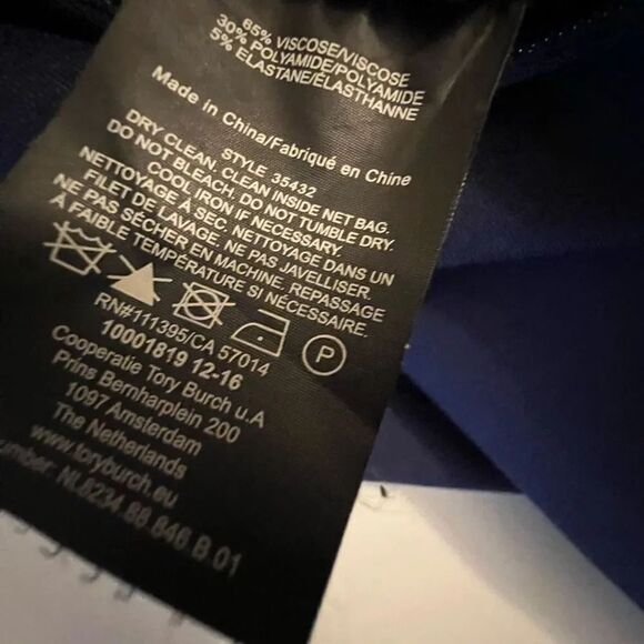 Tory Burch Dress Blue - Picture 4 of 7